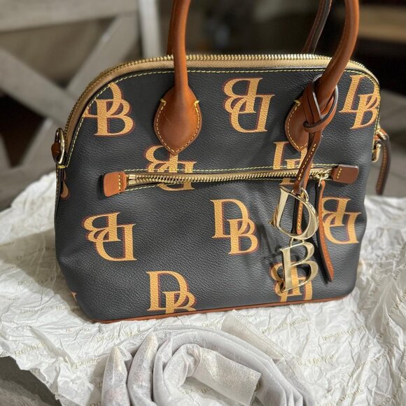 Dooney & Bourke Monogram Small Domed Satchel - Picture 1 of 5